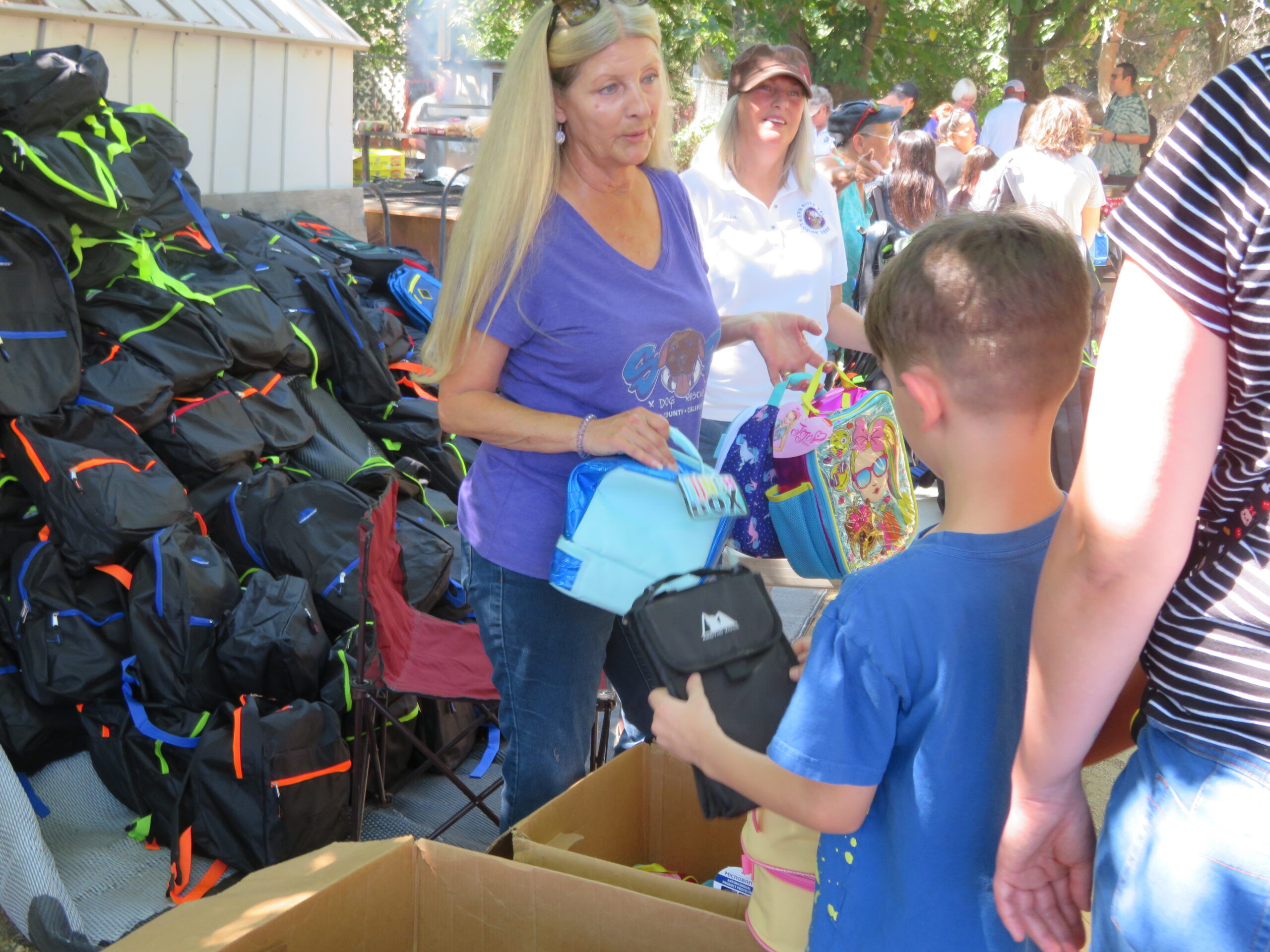 Elks student backpack drive successful