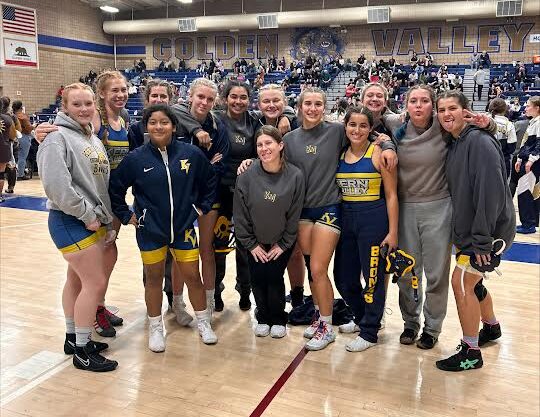 Kern Valley girls wrestle at Queen of the Valley tournament